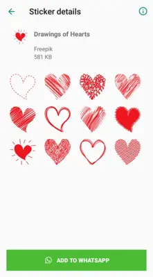 Love Sticker for WhatsApp android App screenshot 0