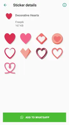 Love Sticker for WhatsApp android App screenshot 3