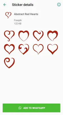 Love Sticker for WhatsApp android App screenshot 4