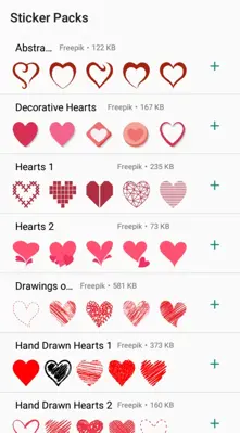 Love Sticker for WhatsApp android App screenshot 5